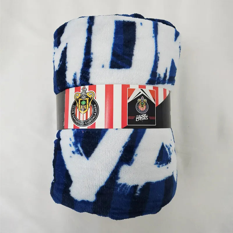 Frazada Ligera Super Suave Matrimonial Futbol Providencia® Equipo 500 G Chivas