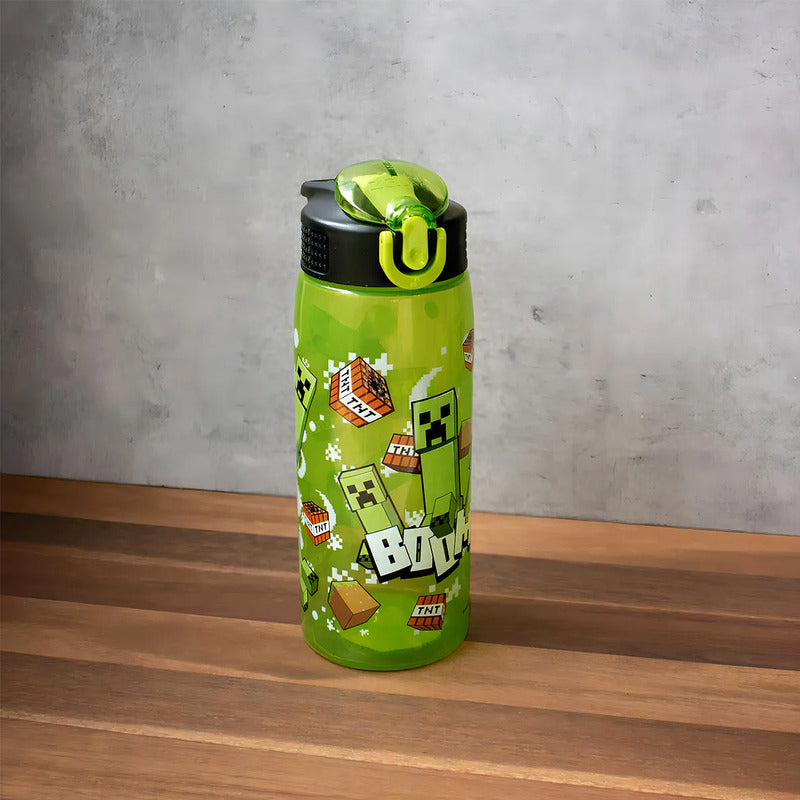 Botella Infantil Ligera Para Agua 700ml Diseños Animados