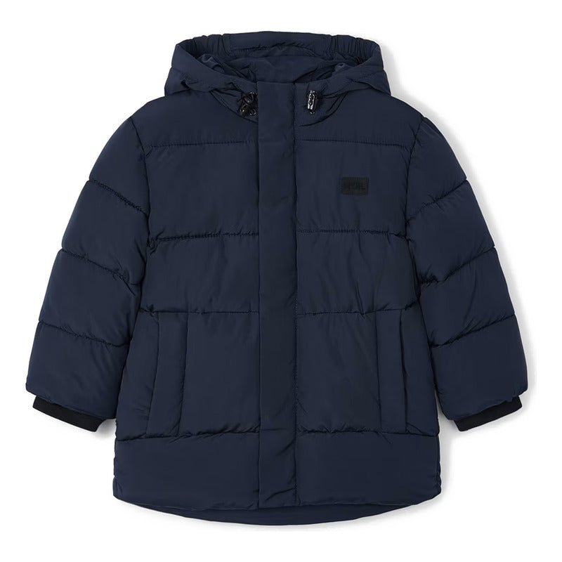 Chamarra Rompe Vientos Para Niño Mod.4469 Marca Mayoral® Azul Oscuro 4 Lisa