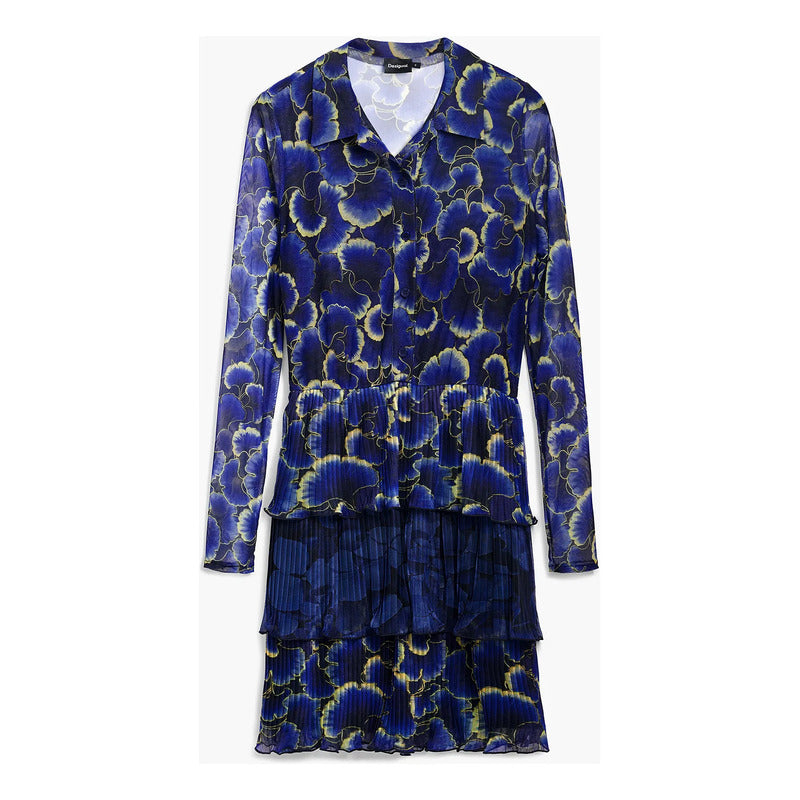 Vestido Diseñado Por Christian Lacroix 25swvk29 Desigual® Multicolor Floreado Xs