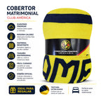 Frazada Ligera Super Suave Matrimonial Futbol Providencia® Equipo 500 G America