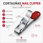 Cortaúñas Nail Clipper 8.2050.b1 Marca Victorinox® Rojo