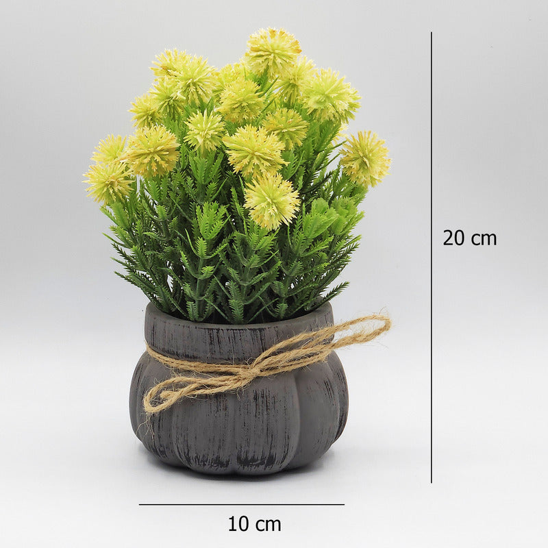 Decoración De Flores Artificiales En Maceta Para Interiores