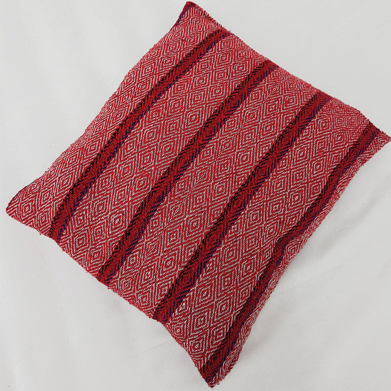 Frazada De Viaje Artesanal Con Almohada Set De Descanso