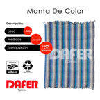 Cobija Mexicana Manta De Color Rayas Económica