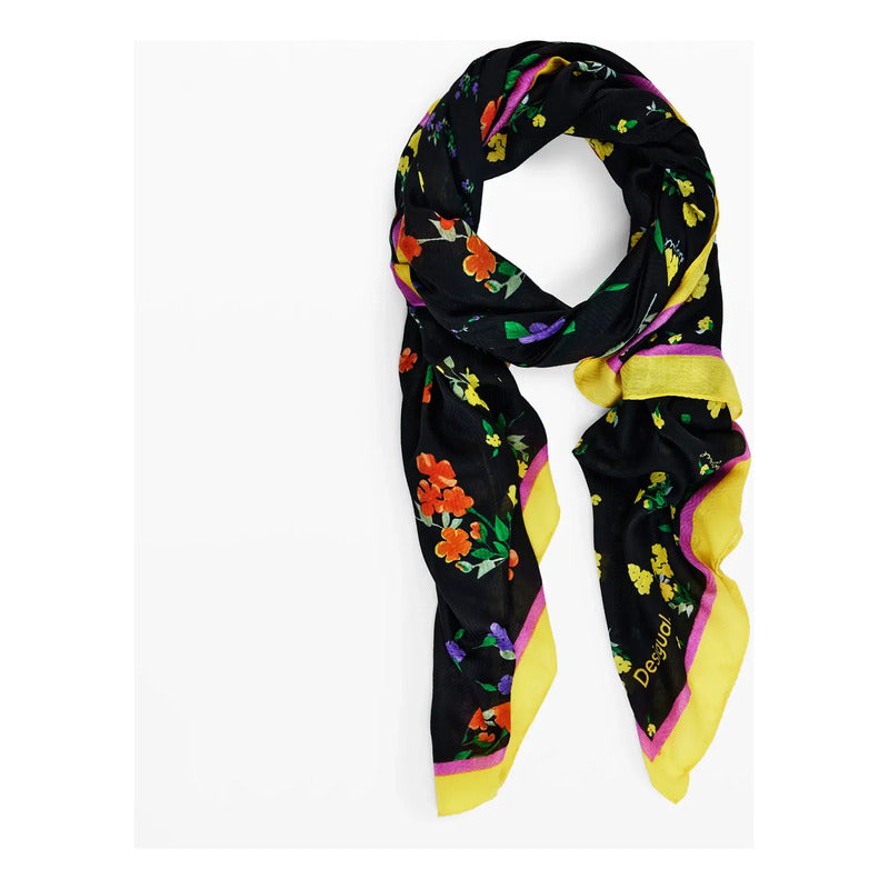 Chalina Ligera Suave Casual Para Mujer Marca Desigual® Multicolor 24wawa11/2000 Unitalla