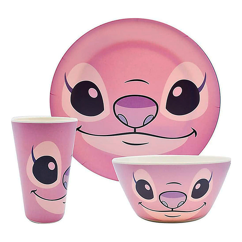 Vajilla De Bambú 12pz Eco Friendly Diseños Infantiles