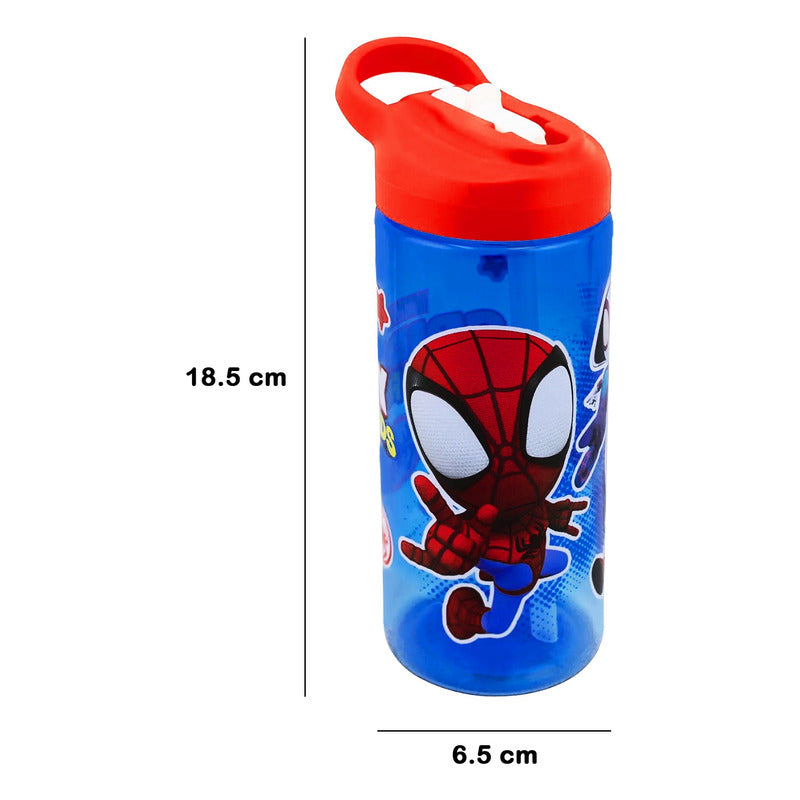 Botella De Agua 500 Ml Para Niños Con Aza