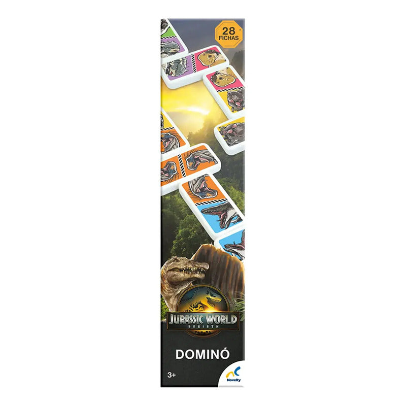 Dominó Jurassic World Mod. D-4751 Marca Novelty®