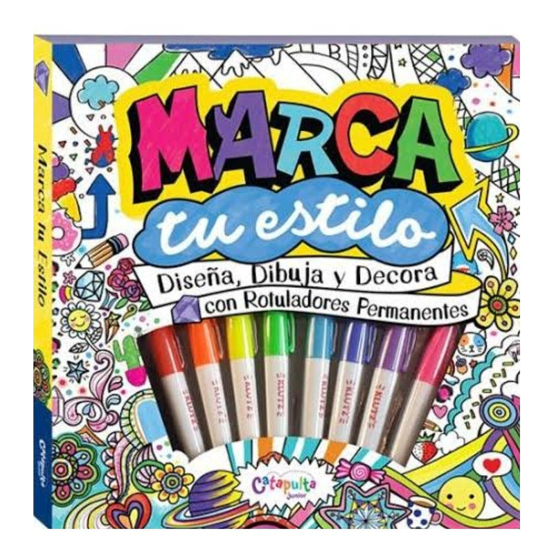 Libro Para Colorear Marca Tu Estilo Mod. Kl-1013 Novelty®