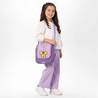 Lonchera Happy Girl Para Niña Mod. Hg70388 Marca Chenson® Lila