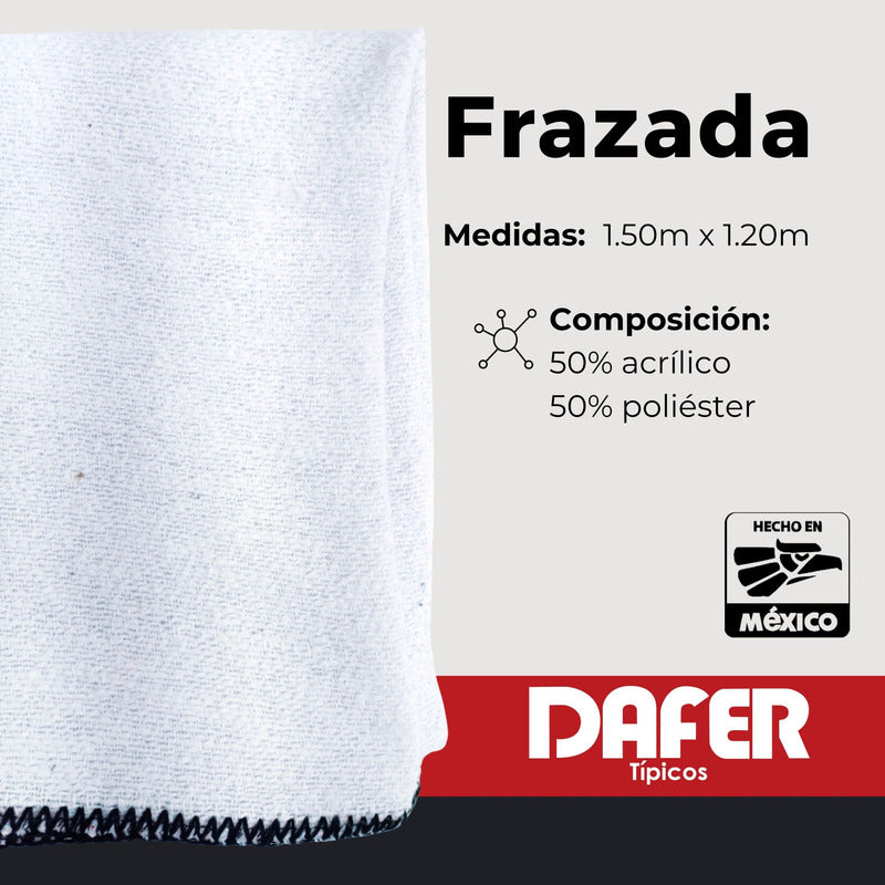 Frazada De Acrilico Afelpada Multiusos 1.20m X 1.50m Mod. Ac