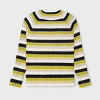 Blusa Cómoda Casual Para Niña Mod.4062 Marca Mayoral® Citronela Rayas 7 Años