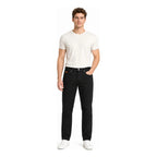 Pantalon Para Hombre Mod. Cprc0205 Marca Lob® Negro Lisa 32