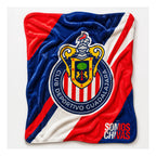 Cobertor Edredón De Borrega Matrimonial Providencia® Futbol Somos Chivas 1 Kg Multicolor