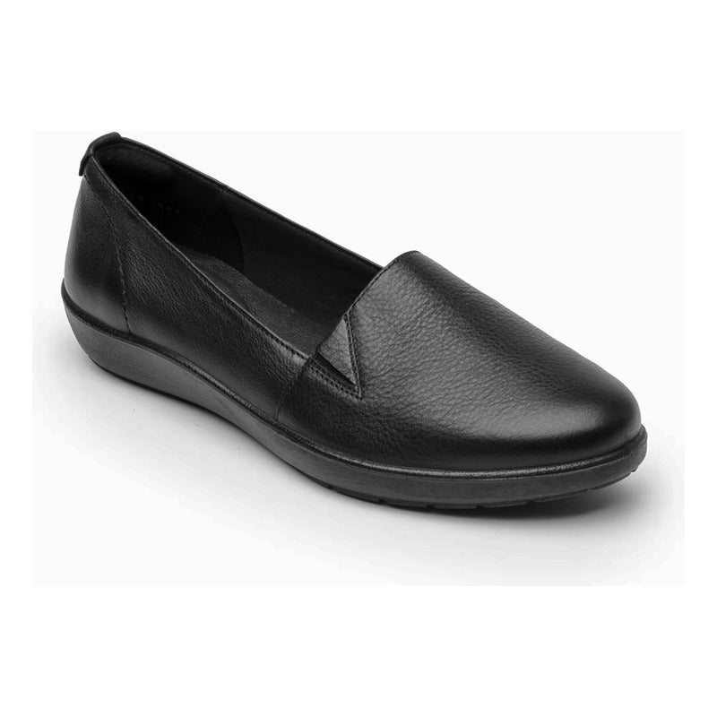 Zapato Plano Para Dama Mod.101905 Marca Flexi® Negro Lisa 24.5 Mx