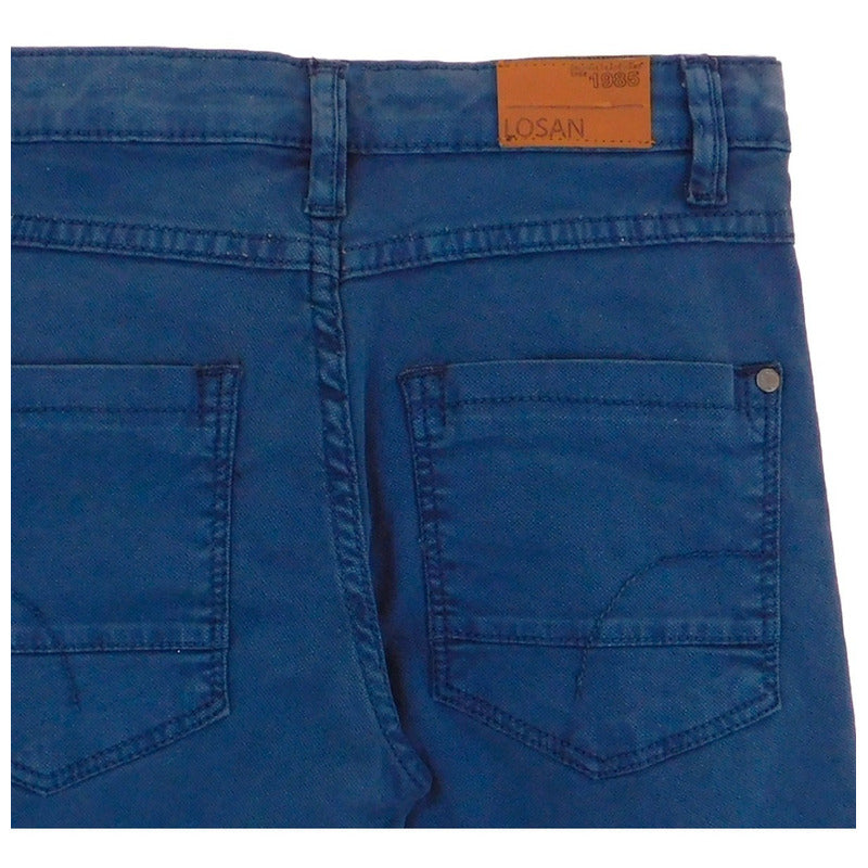 Bermuda Casual Para Niño Mod. 015-9009al Marca Losan®