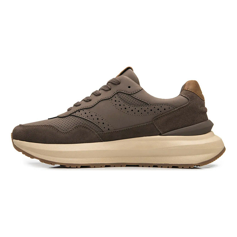 Tenis Chunky Casual Para Hombre Mod.420903 Marca Flexi®