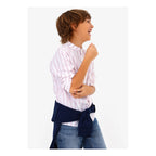 Camisa Casual De Algodón Para Chico Nukutavake Mayoral® Multicolor Rayas 8 Años