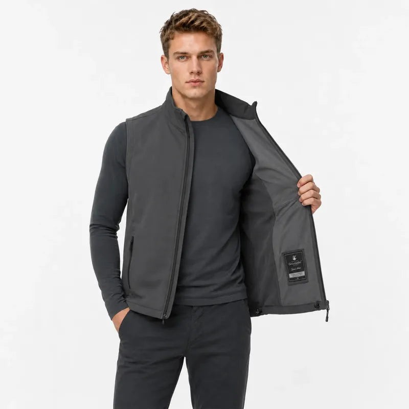 Chaleco Softshell Para Hombre Cw90-vpol8396 Greenlander® Oxford Lisa M