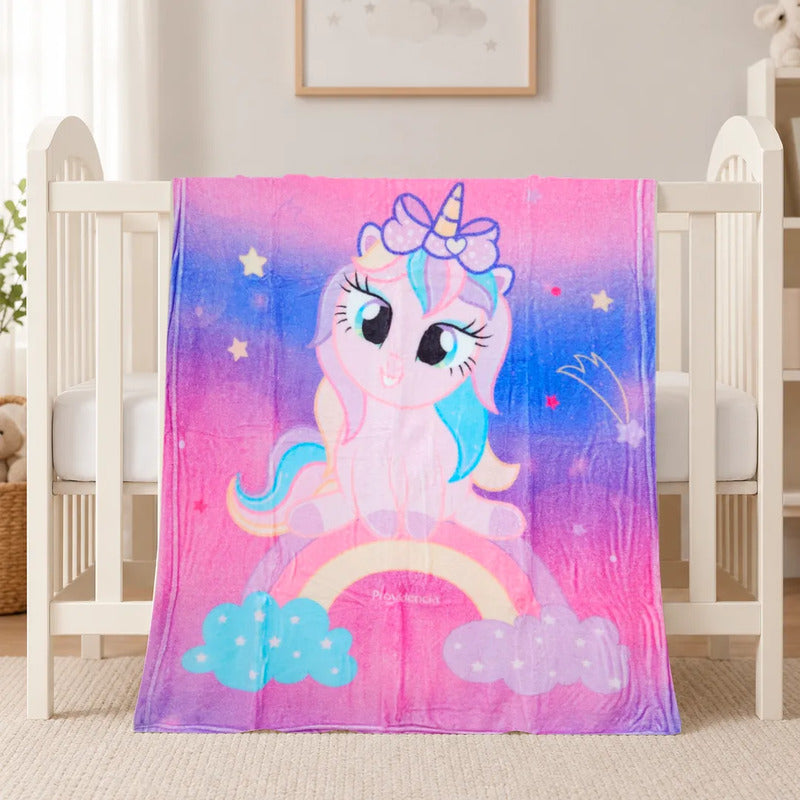 Manta Cunero  Super Serenity 90cmx1.10m Providencia® 300 G Unicornio Ternura