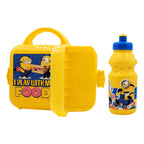 Lonchera Infantil De Plástico Con Botella Diseños Varios