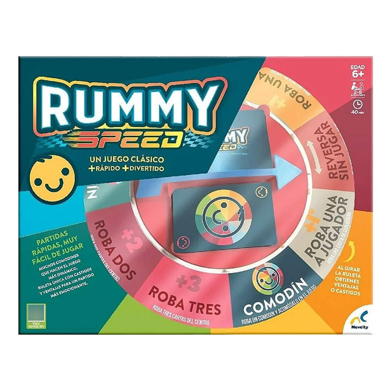 Juego De Mesa Rummy Speed Mod. Jca-1931 Marca Novelty®
