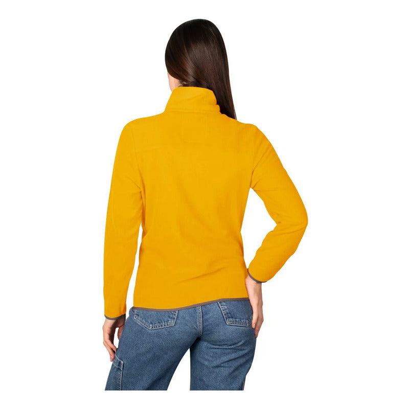 Sudadera Eco Fleece Para Mujer M.dw86-fce7597 Greenlander® G Amarillo Lisa