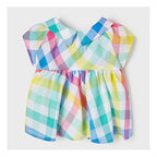Blusa Casual Para Niña Mod.1187 Marca Mayoral® Aguamarina Geométrico 24 Meses