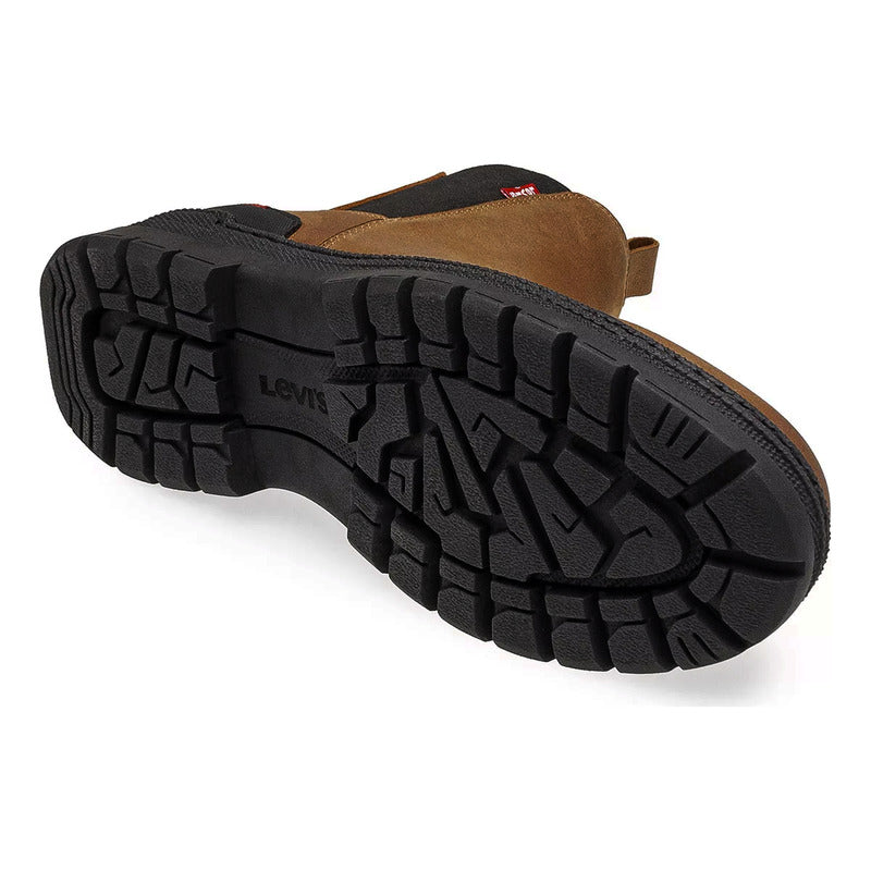 Bota Casual Para Hombre Mod. L2125502 Marca Levi's® Marrón Claro Liso 26,5 Mx