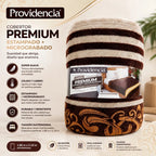 Cobertor Ligero Micrograbado 1.80x2.10m Providencia® Premium Asuan 1 Kg Beige