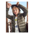 Chaleco Acolchado Para Niño Mod.7396 Marca Mayoral® Verde Olivo Lisa 8