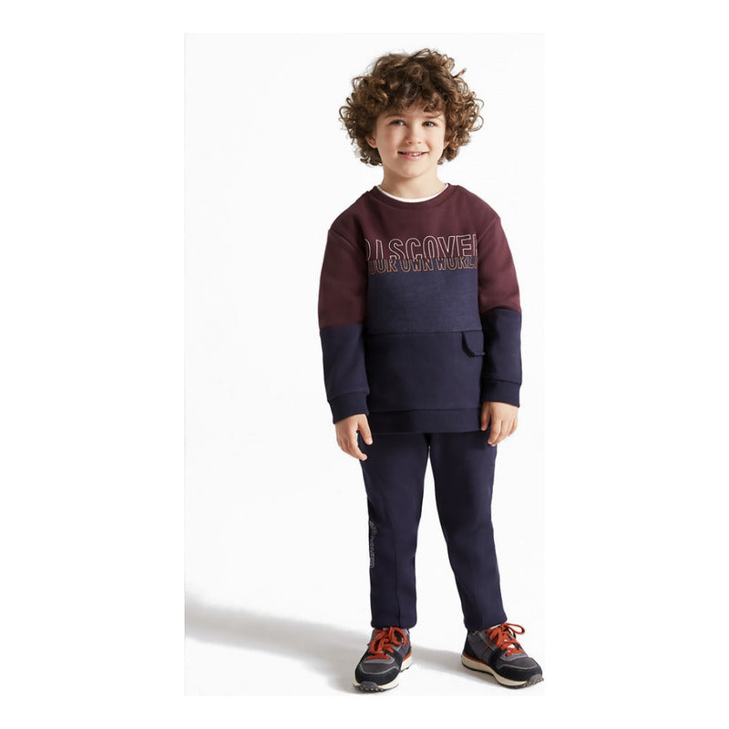 Conjunto Para Niño Mod.4843 Marca Mayoral® Multicolor Franjas 2