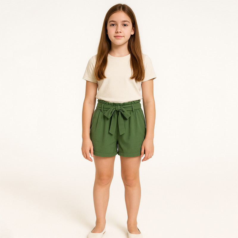 Short Holgado Para Niña Mod.21g-9007al Marca Losan®