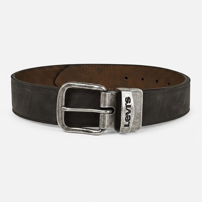 Cinturón Doble Vista Para Hombre 87518-0060 Marca Levi's® Negro Lisa 36
