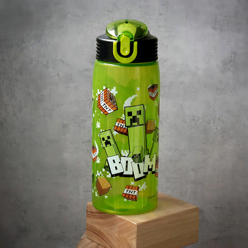 Botella Infantil Ligera Para Agua 700ml Diseños Animados