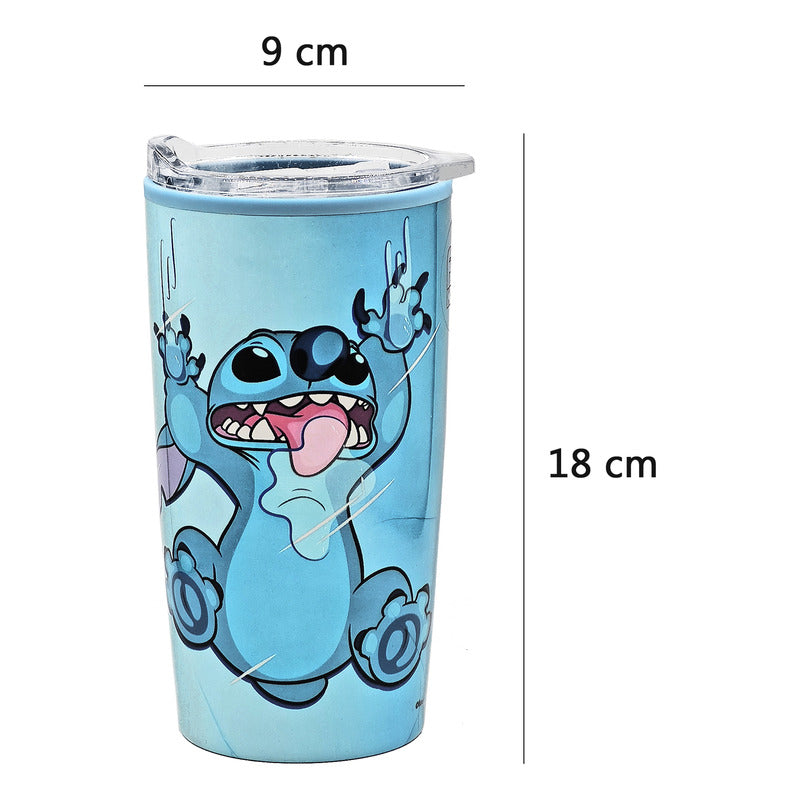 Vaso Termo Con Tapa 450ml Para Adulto Diseños Varios