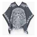 Jorongo Gaban Artesanal Mexicano Colores Calendario Gris Calendario Xg