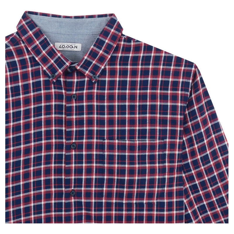 Camisa Casual De Hombre Mod.221-3336al Marca Losan®