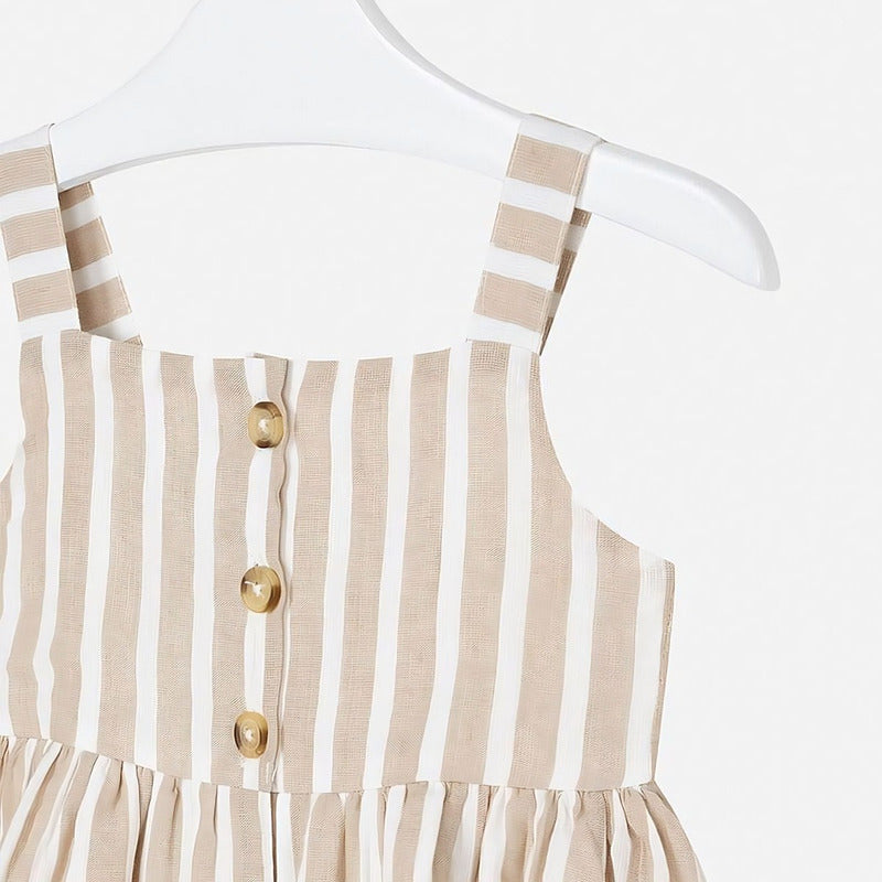 Vestido Rayas Para Niña Mod. 3944 Marca Mayoral ®