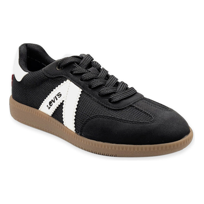 Tenis Casual Para Mujer Mod. L1126203 Marca Levi's® Negro Lisa 26 Mx