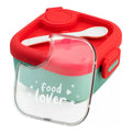 Contenedor Lunch Box Hermético Tapa Divisiones 5 Pzas 750ml