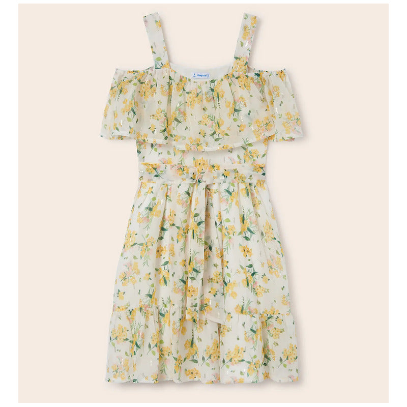 Vestido Floreado De Niña Mod.6913 Marca Mayoral®