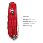 Navaja  Cyber 1.7725.t Roja 34 Funciones Victorinox® Rojo