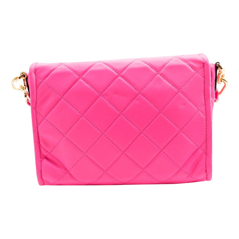 Bolsa Flap Jaime Ibiza Para Mujer Color Rosa Oro
