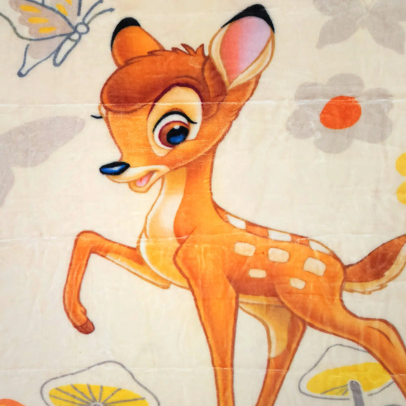 Manta De Cuna Raschel 140x110cm Dibujosanimados Providencia® Bambi 650 G Beige