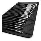 Set De Brochas 24pz Con Estuche Para Viaje True Makeup® Negro