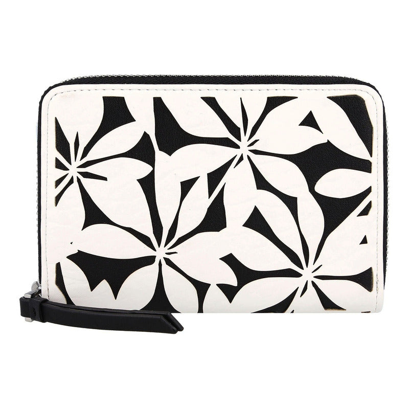 Cartera Pequeña Floral Para Mujer Mod.23sayp05 Desigual® Blanco Floreado