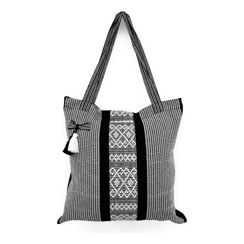 Bolsa Artesanal Mexicana Tipo Tote Bag Para Mujer 45x45cm