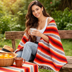 Falsa Mexicana Artesanal Multiusos 6pz Mayoreo 190x120cm Multicolor 2